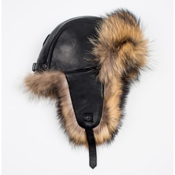 RUDSAK Accessories - RUDSAK Women's Kelvin Aviator Hat with Racoon Fur